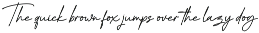 National Autographer font preview