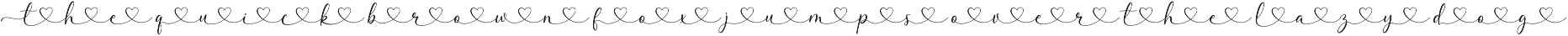 White Heart | Wedding Branding Font font preview