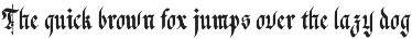 CS Lamia – Blackletter Font preview
