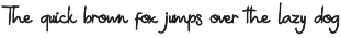 A Distraction: Handwritten Font preview