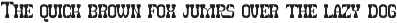 Olbars | Western Font preview