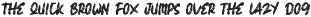 Jarhel Display Brush Font preview