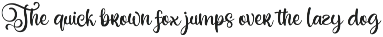 Chorister - Handwriting Script Font font preview