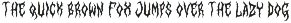 Lorque Black Metal Display Font preview