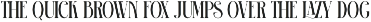 Lasonne Ligature Serif Font preview