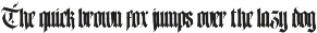 Wild Gothic - Blackletter Font preview