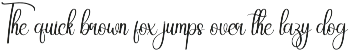 Highland | Script Font preview