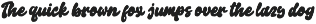 Dados Kalih - Script Font font preview