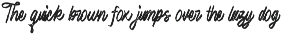 Lubang Hitam - Handbrush Script preview