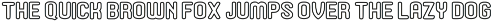 Round Line font preview