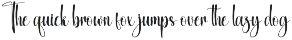 Birthday | Script Font preview