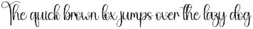 Nature | Script Font preview