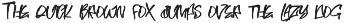 MALAFEN Graffiti Font preview