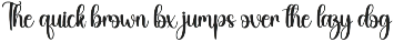 Distance | Script Font preview
