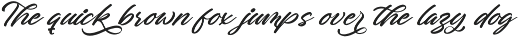 Charity Thomas Bold Calligraphy preview