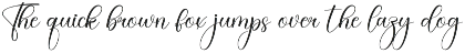 Calistha | Script Font preview