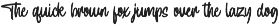 Dastery Modern Script Font font preview