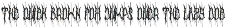 Oblivor - Death Metal Font preview