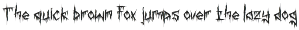 Torn Flesh - Scary Horror Font font preview