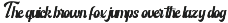 Cendatte - Script Font preview