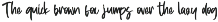 Hitherto font preview