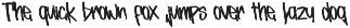 MAYORA Rough Brush Font preview