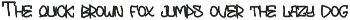 SEMOZ Boldline Graffiti Font preview