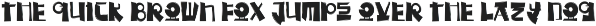 Ninja Shuriken font preview