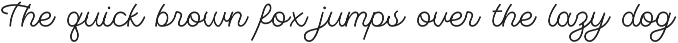 Monotail Script | Monoline Font preview