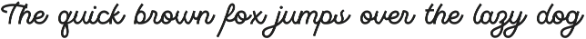 Monotail Script | Monoline Font preview