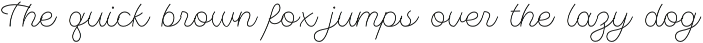 Monotail Script | Monoline Font preview