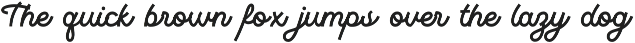Monotail Script | Monoline Font preview