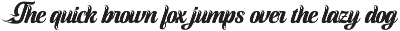 Boshe font preview