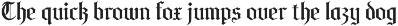 CS Rohesia – Gothic Font preview