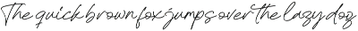 Gorgeous and Elegant Signature Font preview