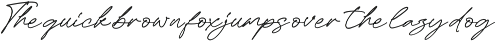 Gorgeous and Elegant Signature Font preview