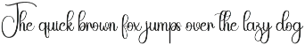 Band | Script Font preview