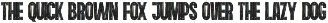 Domestic Prison – Brush Condensed font preview