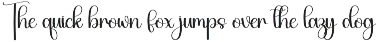 Justify | Script Font preview