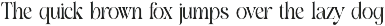 Sandrus Elegant Display Serif Font preview