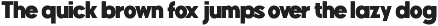 AM Contacted Font preview