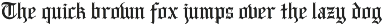 CS Rubeus – Old English Font preview