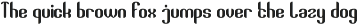The Processor font preview