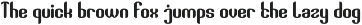 The Processor font preview