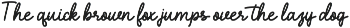 Giftmas - Monoline script font preview