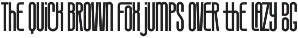 SLTF Snowpack - Ultra Condensed Font font preview