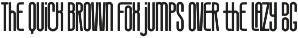 SLTF Snowpack - Ultra Condensed Font preview