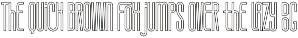 SLTF Snowpack - Ultra Condensed Font preview