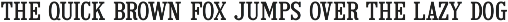 Adhesive Serif Letters JNL preview