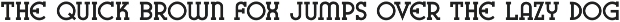 Sea Gate JNL font preview